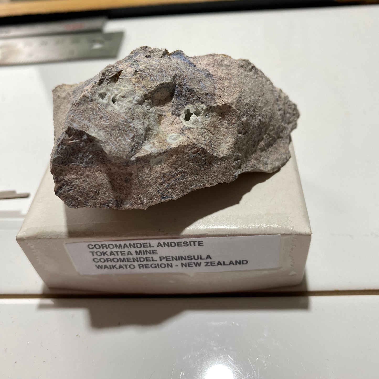 COROMANDEL ANDESITE - TOKATEA MINE, COROMANDEL PENINSULA, NEW ZEALAND 89g MF4072