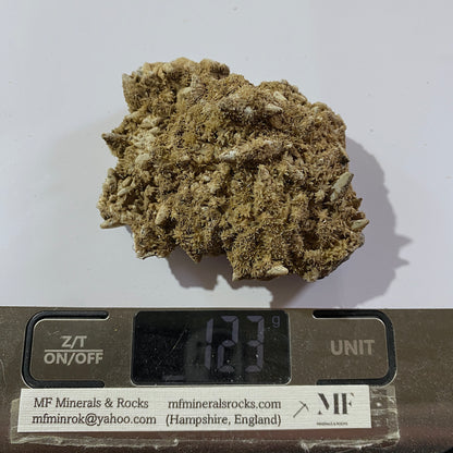 ARAGONITO Y CALCITA DE HEIGHTS QUARRY, WEARDALE. 123g MF1258