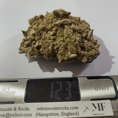 ARAGONITO Y CALCITA DE HEIGHTS QUARRY, WEARDALE. 123g MF1258