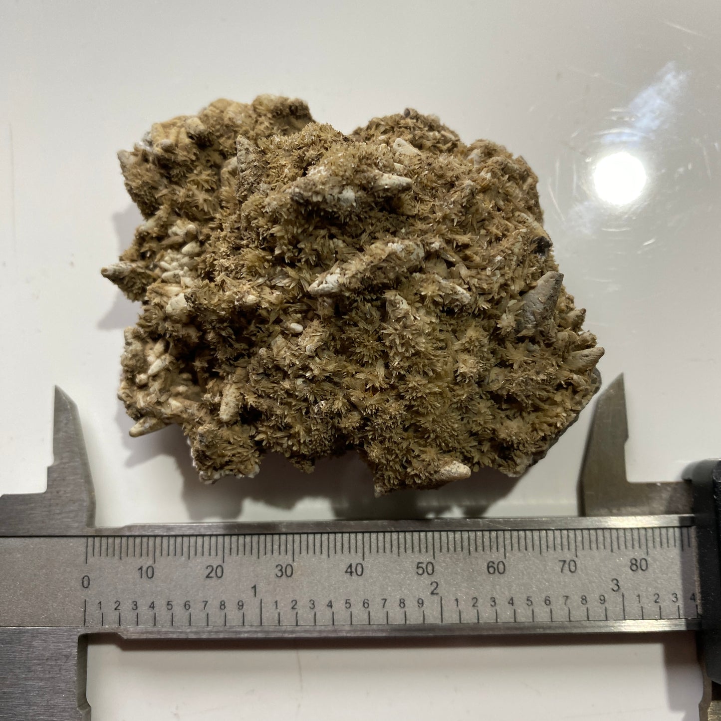 ARAGONITO Y CALCITA DE HEIGHTS QUARRY, WEARDALE. 123g MF1258