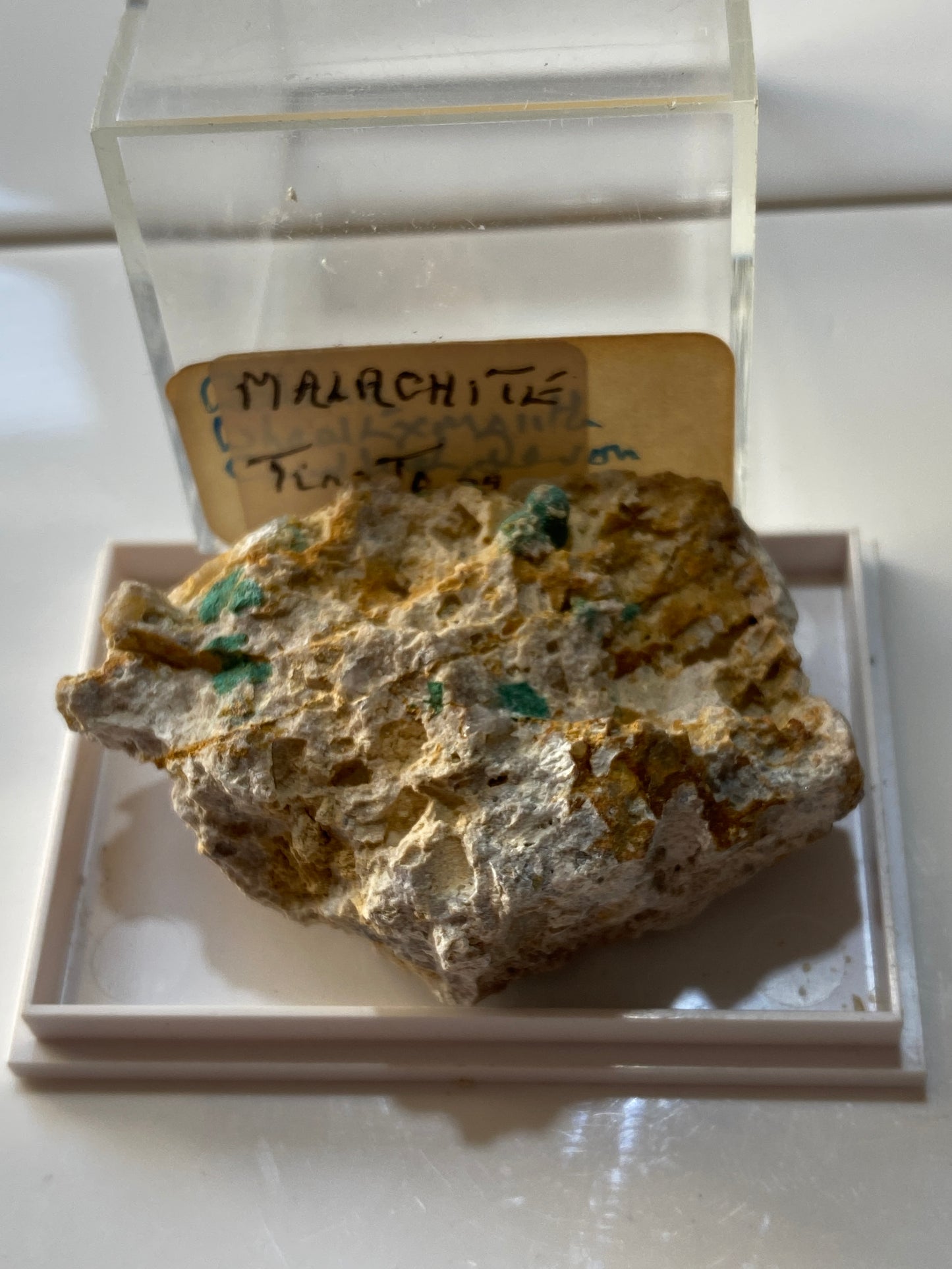 MALACHITE : TING TANG MINE, CARHARRACK, CORNWALL 31g MF1837