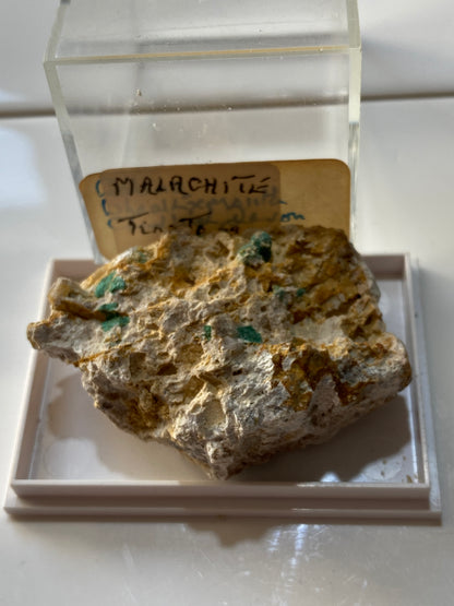 MALACHITE : TING TANG MINE, CARHARRACK, CORNWALL 31g MF1837