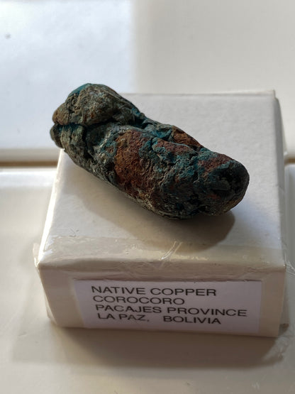 NATIVE COPPER [SOLID] : CORO CORO MINING DISTRICT,  LA PAZ, BOLIVIA  27g MF1927