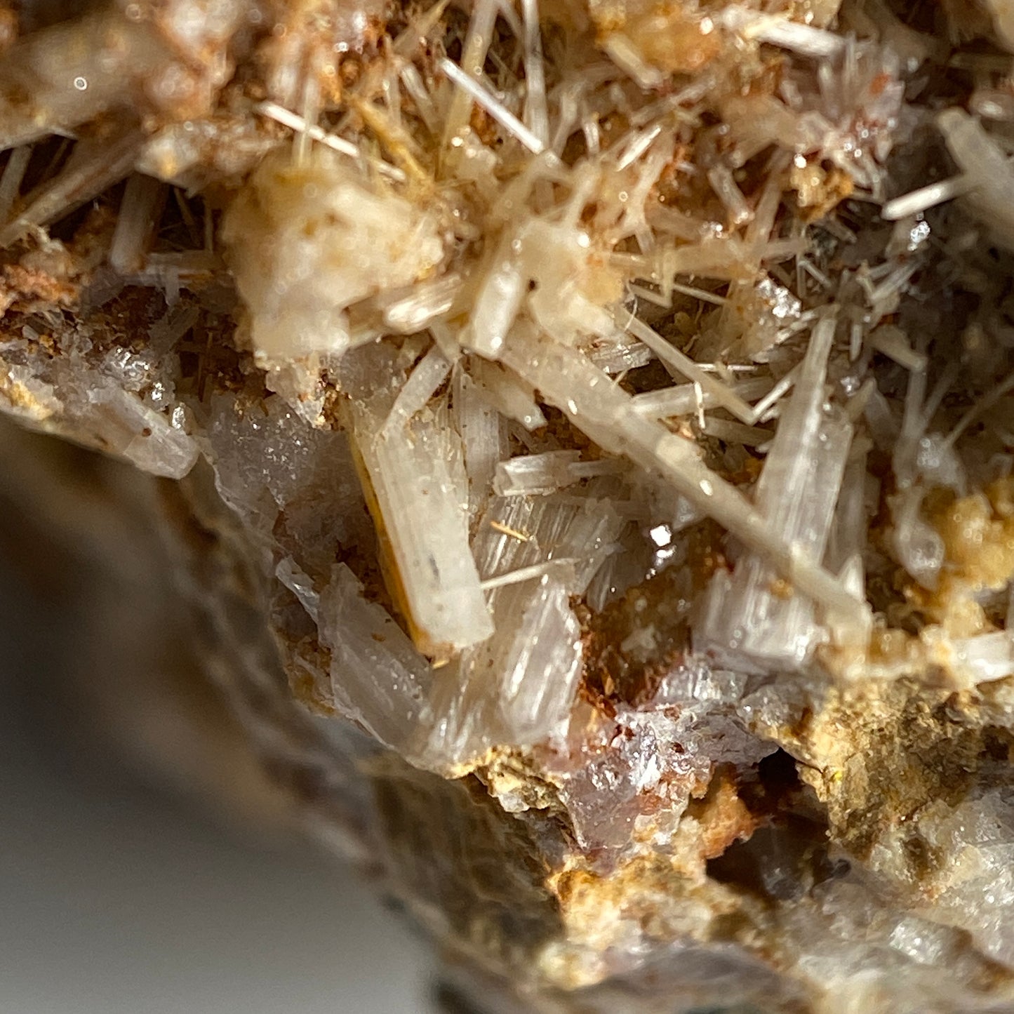 CERUSSITE ETC ON MATRIX, BARROW MINE, CUMBRIA. 67g MF1674