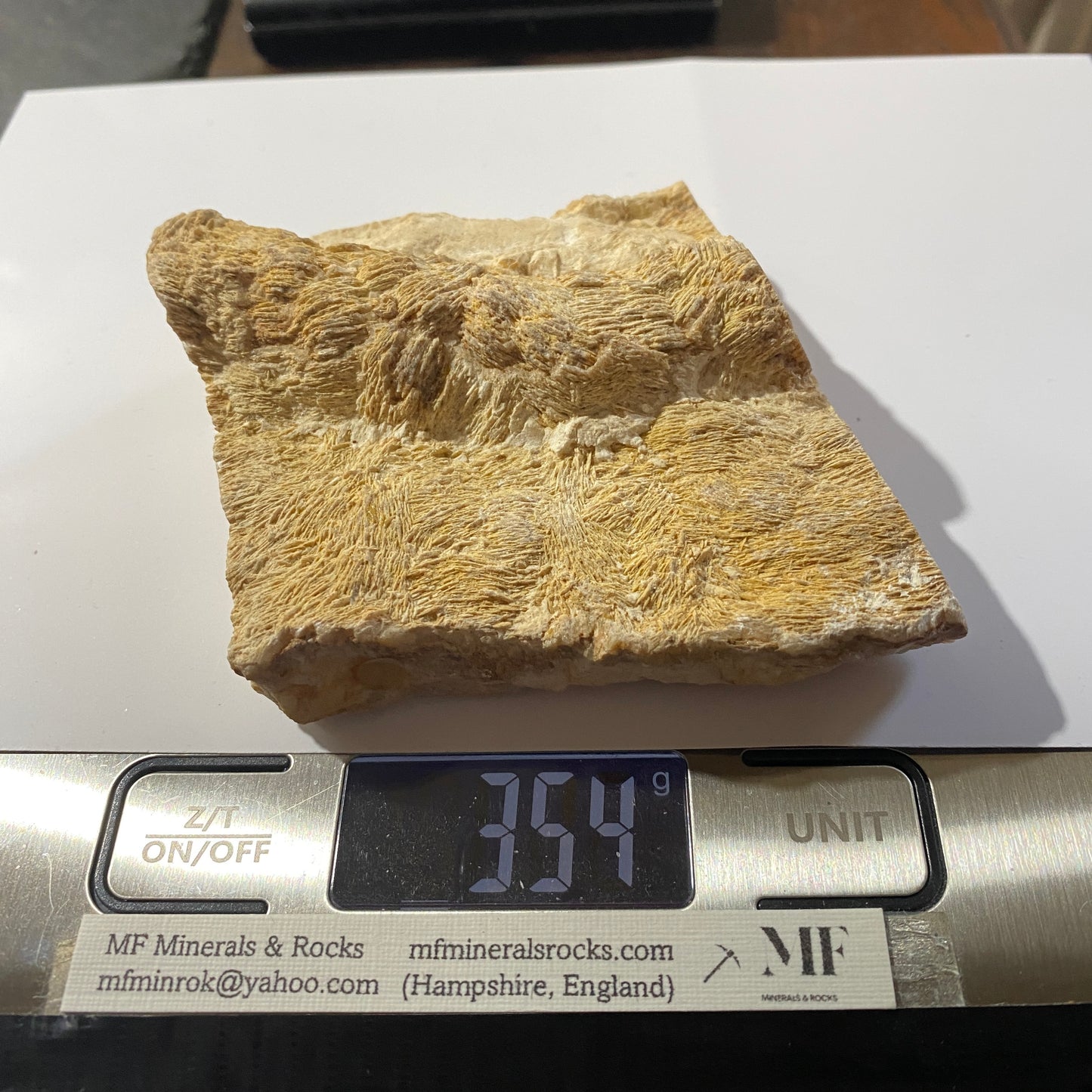 BARYTES UNUSUAL SPECIMEN  - HAZARD MINE, DIRTLOW RAKE, CASTLETON, DERBYSHIRE 452g MF1236