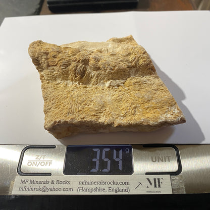 BARYTES UNUSUAL SPECIMEN  - HAZARD MINE, DIRTLOW RAKE, CASTLETON, DERBYSHIRE 452g MF1236