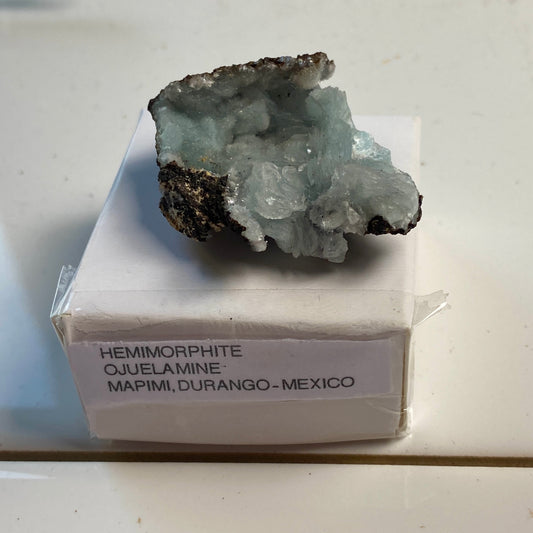 HEMIMORPHITE - OJUELA MINE, MAPIMI, DURANGOE, MEXICO. 9g MF4080