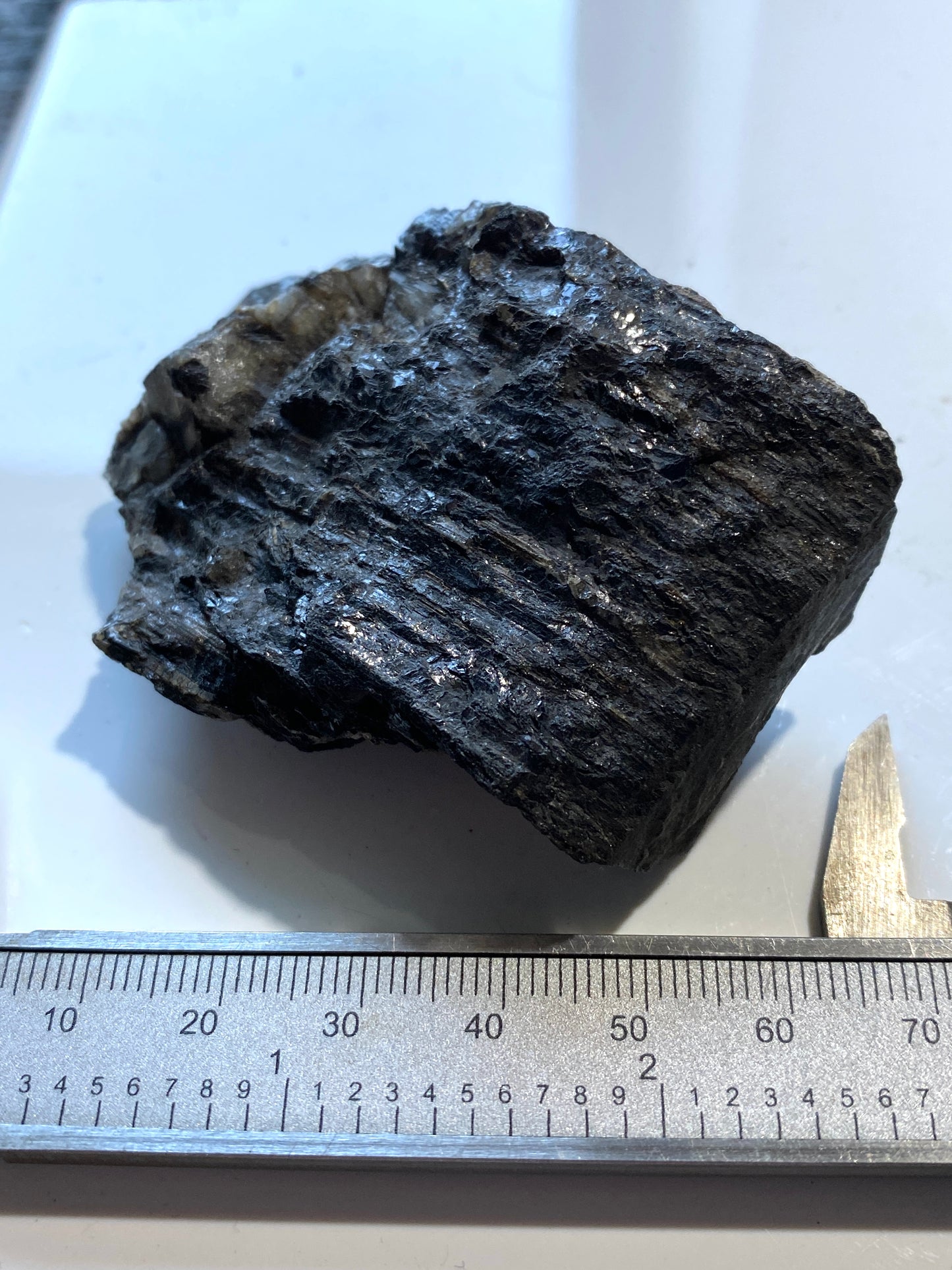 STILPNOMELANE [EKMANITE?] : TUFTEN, TVEDALEN, VESTFOLD, NORWAY 98g