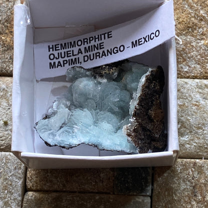 HEMIMORPHITE - OJUELA MINE, MAPIMI, DURANGOE, MEXICO. 9g MF4080