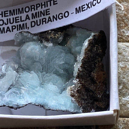 HEMIMORPHITE - OJUELA MINE, MAPIMI, DURANGOE, MEXICO. 9g MF4080