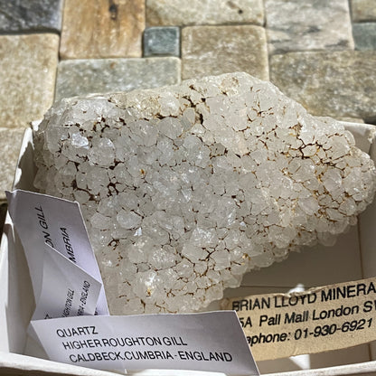 QUARTZ UNUSUAL SPECIMEN FROM HIGHER ROUGHTON GILL, CALDBECK, CUMBRIA  130g MF1212