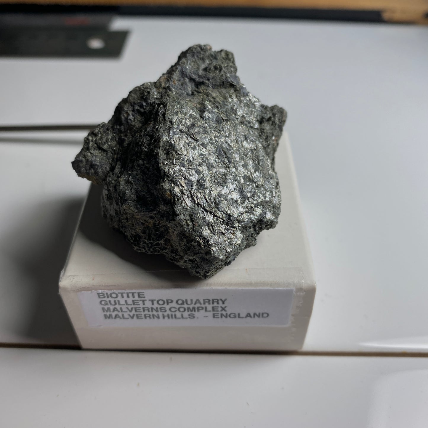 BIOTITE  - GULLET TOP QUARRY, MALVERNS COMPLEX, ENGLAND