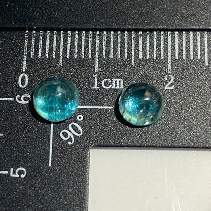 APATITE GEMSTONES x 2 - BETROKA, DISTRICT, ANOSY, MADAGASCAR 2.36Ct MFG5433