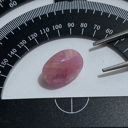 PINK SAPPHIRE CORUNDUM GEMSTONE : LUC YEN, YEN BAI PROV. VIETNAM  7.57Ct MFG5437