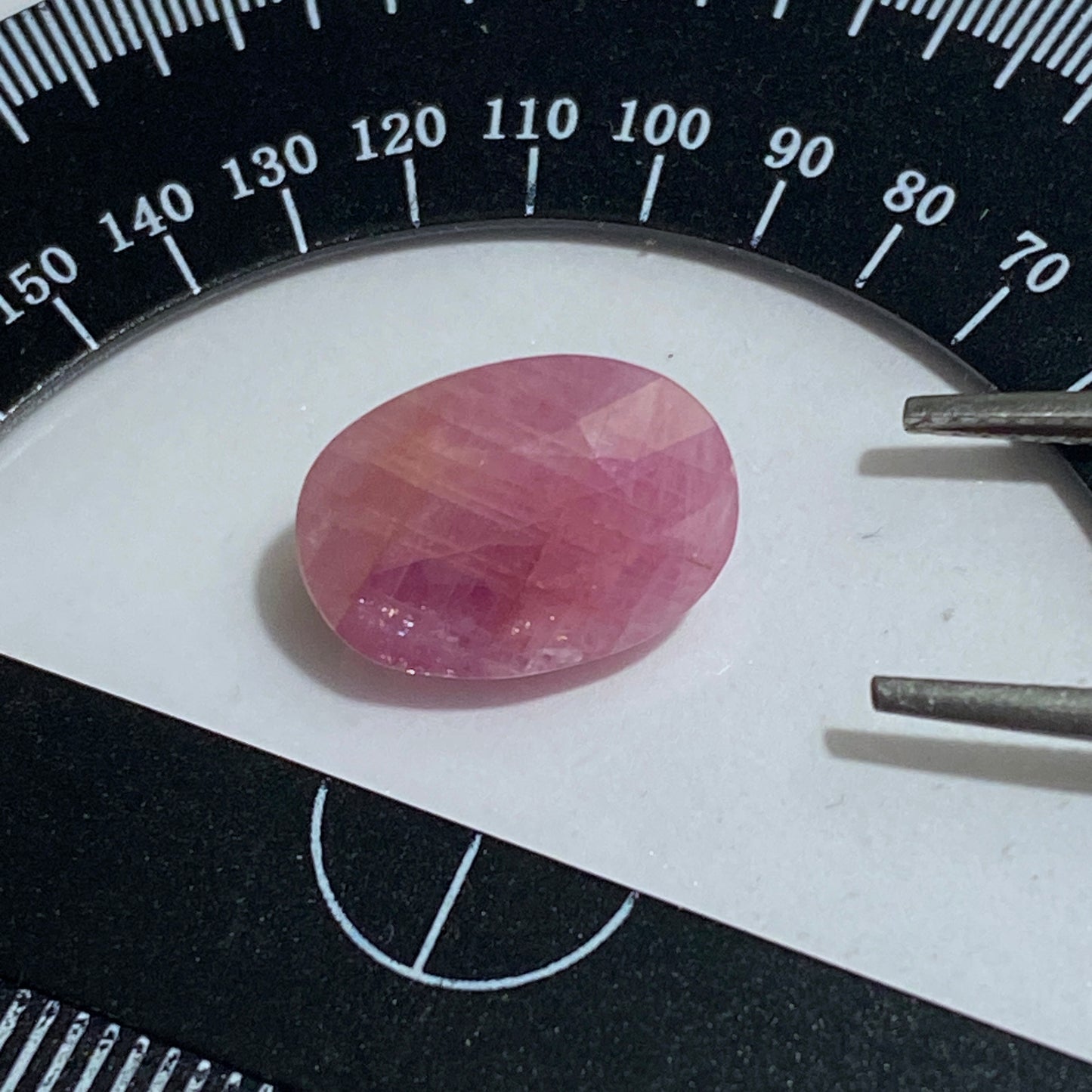 PINK SAPPHIRE CORUNDUM GEMSTONE : LUC YEN, YEN BAI PROV. VIETNAM  7.57Ct MFG5437