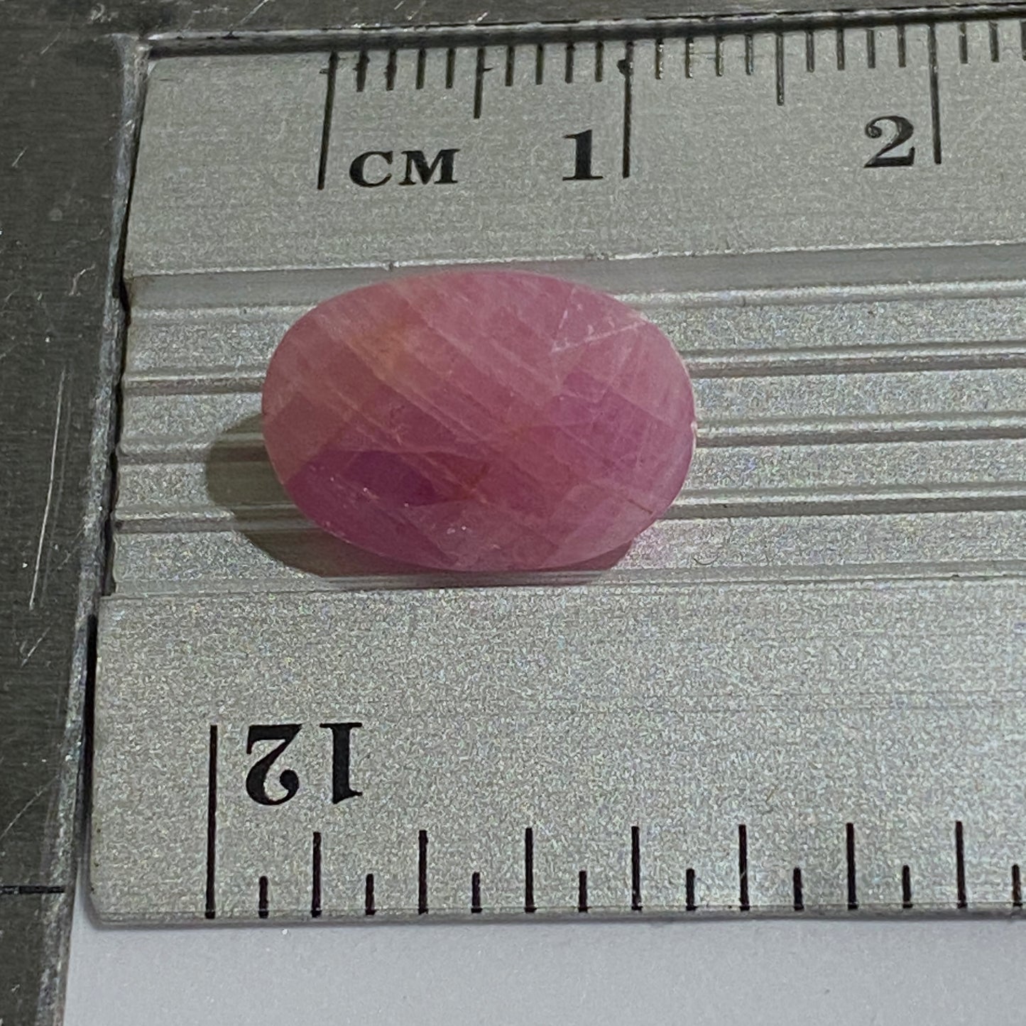 PINK SAPPHIRE CORUNDUM GEMSTONE : LUC YEN, YEN BAI PROV. VIETNAM  7.57Ct MFG5437