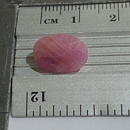 PINK SAPPHIRE CORUNDUM GEMSTONE : LUC YEN, YEN BAI PROV. VIETNAM  7.57Ct MFG5437