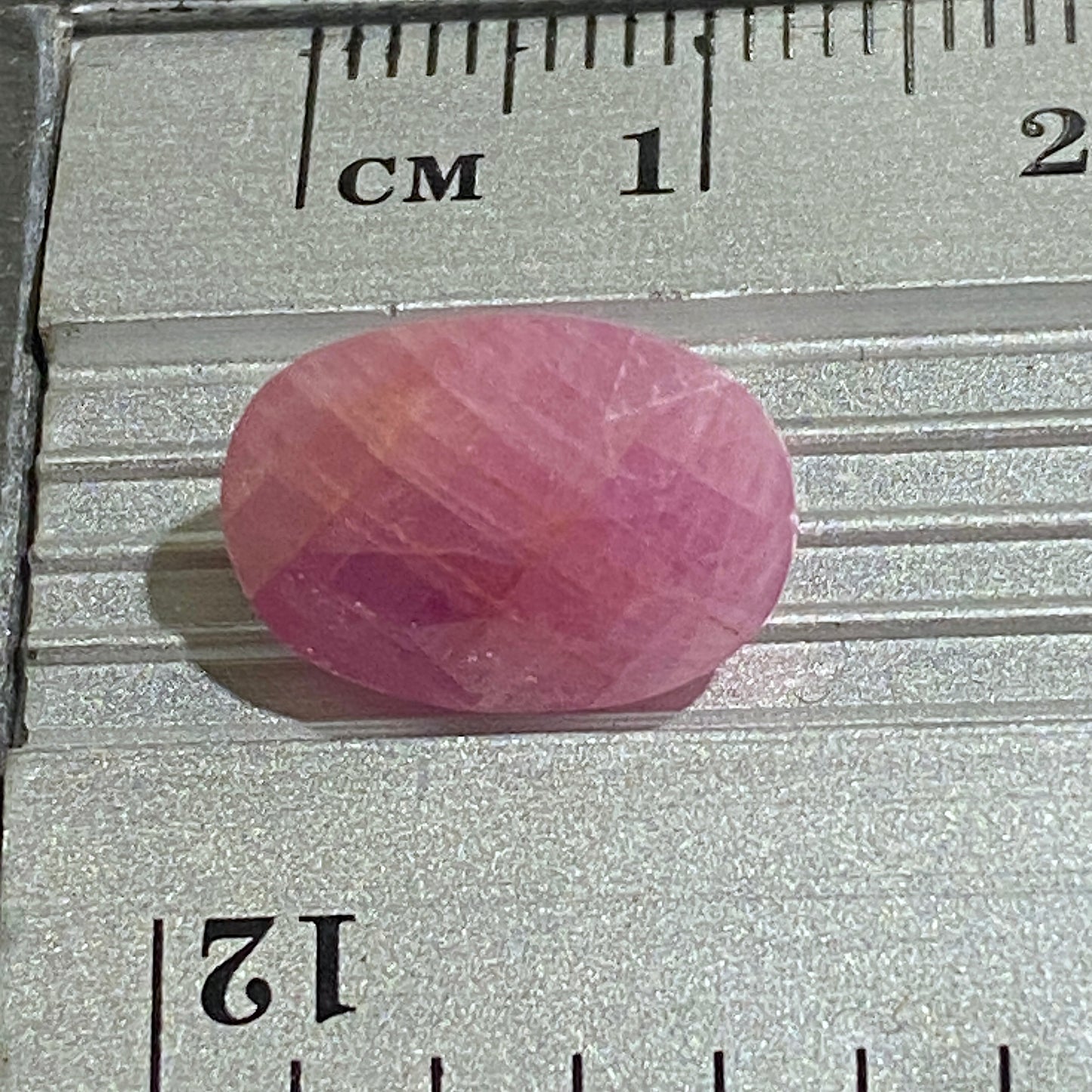 PINK SAPPHIRE CORUNDUM GEMSTONE : LUC YEN, YEN BAI PROV. VIETNAM  7.57Ct MFG5437