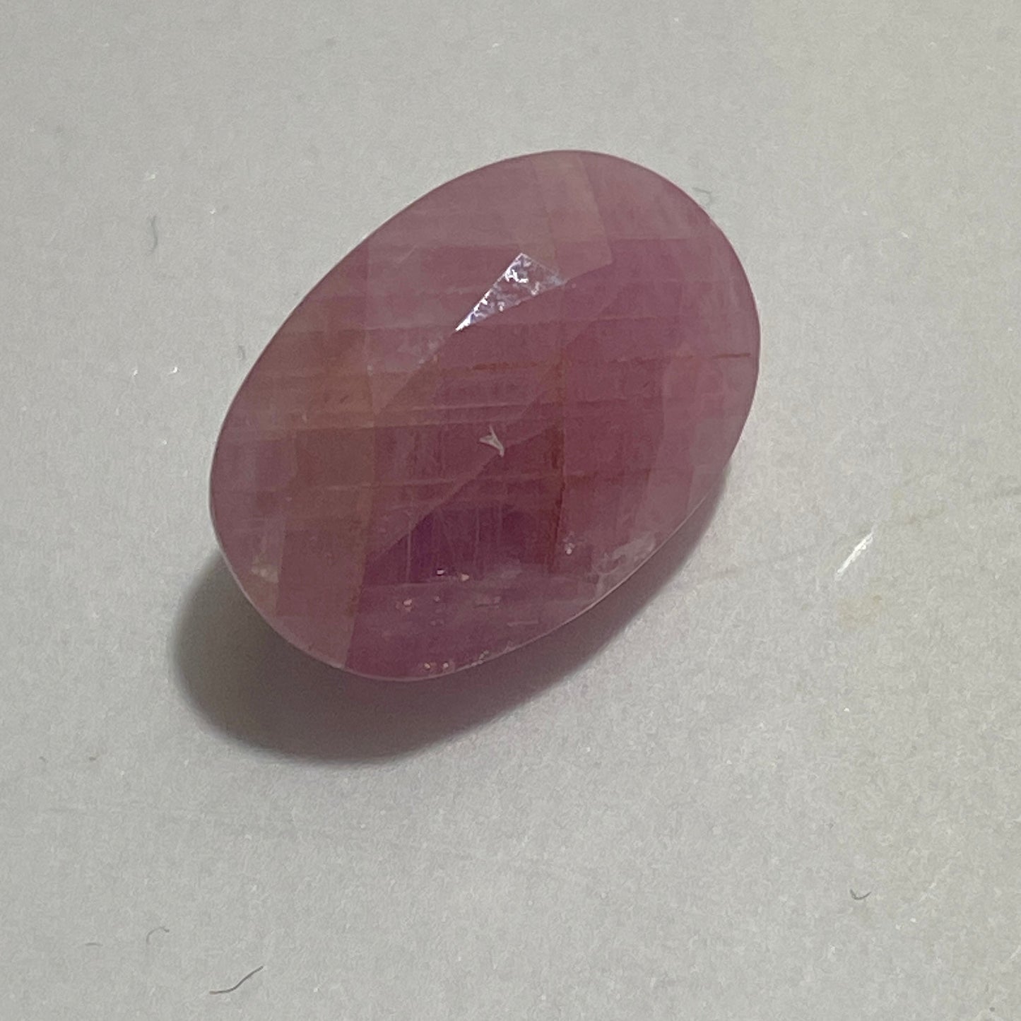 PINK SAPPHIRE CORUNDUM GEMSTONE : LUC YEN, YEN BAI PROV. VIETNAM  7.57Ct MFG5437