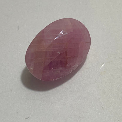 PINK SAPPHIRE CORUNDUM GEMSTONE : LUC YEN, YEN BAI PROV. VIETNAM  7.57Ct MFG5437