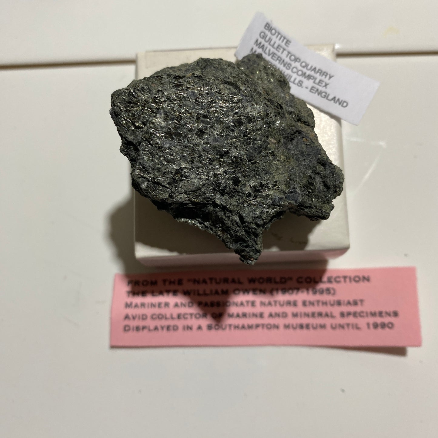 BIOTITE  - GULLET TOP QUARRY, MALVERNS COMPLEX, ENGLAND