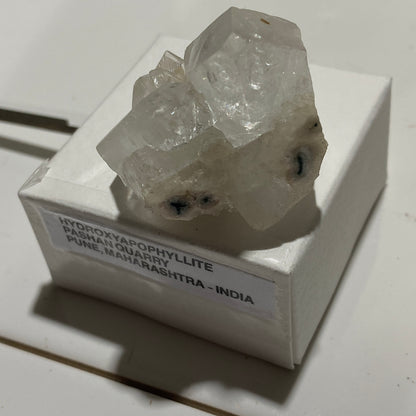 HYDROXYAPOPHYLLITE EXCEPTIONAL CLARITY - PUNE, INDIA. 34g. MF4082