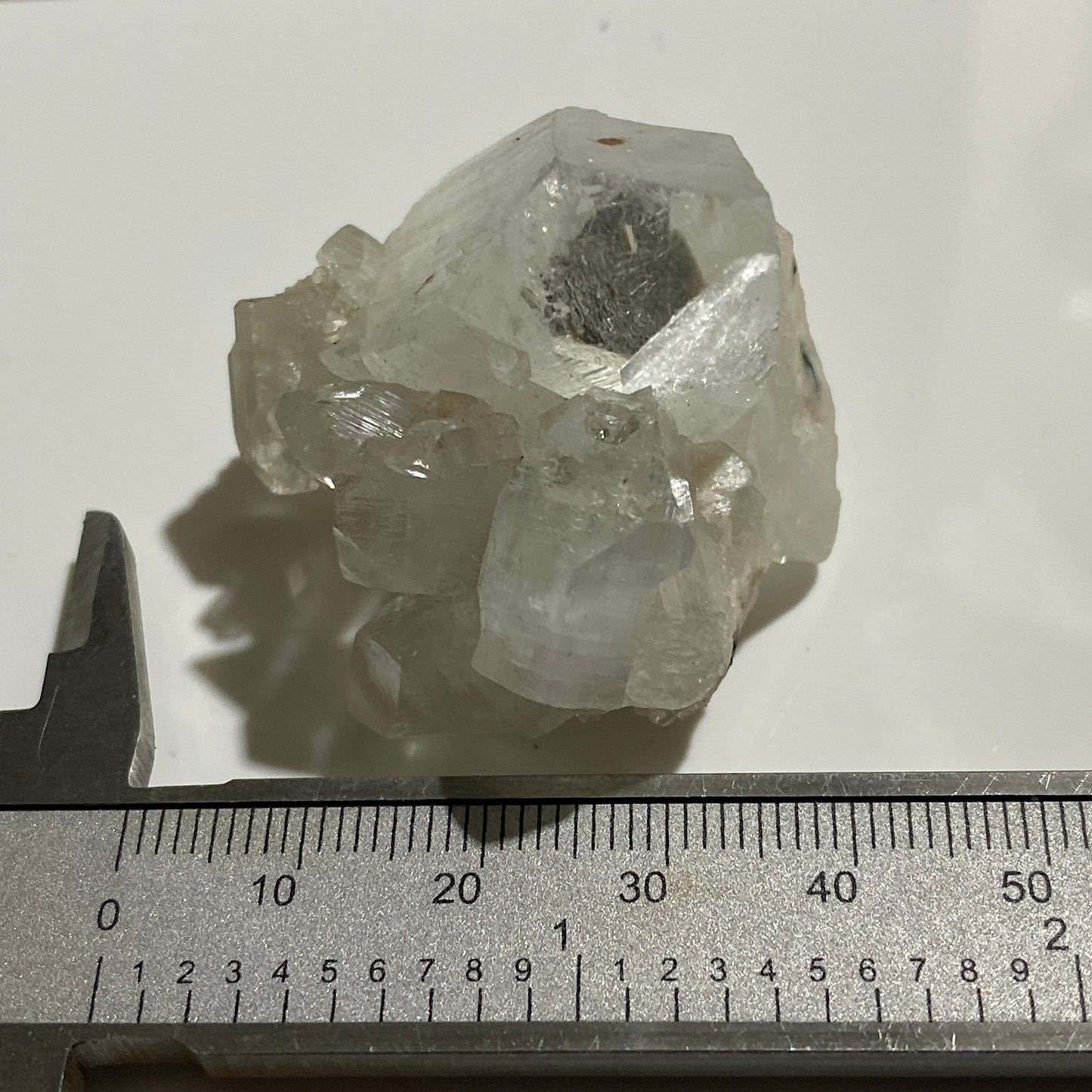 HYDROXYAPOPHYLLITE EXCEPTIONAL CLARITY - PUNE, INDIA. 34g. MF4082