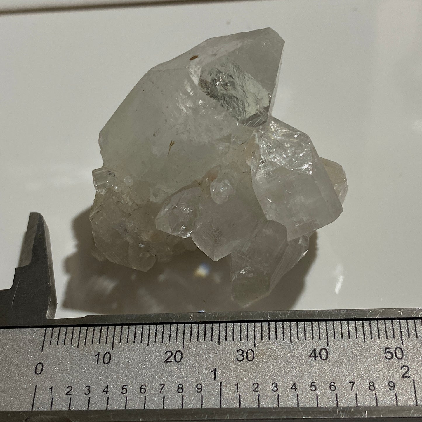 HYDROXYAPOPHYLLITE EXCEPTIONAL CLARITY - PUNE, INDIA. 34g. MF4082