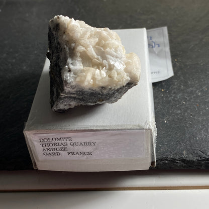 DOLOMITE FROM TGORIAS QUARRY, ANDUZE, FRANCE  57g MF1678