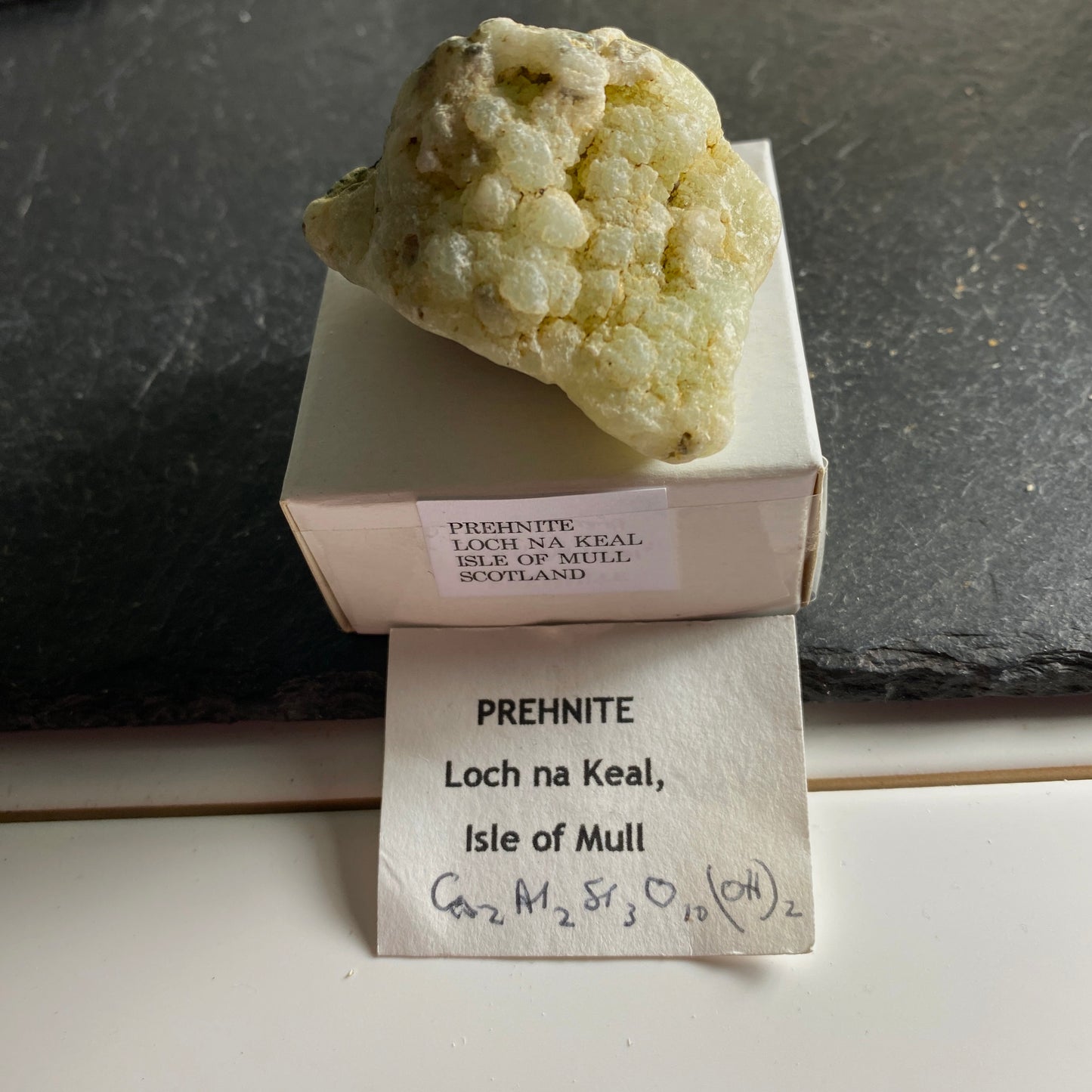 PREHNITE FROM THE ISLE OF MULL, SCOTLAND. 60g MF1679