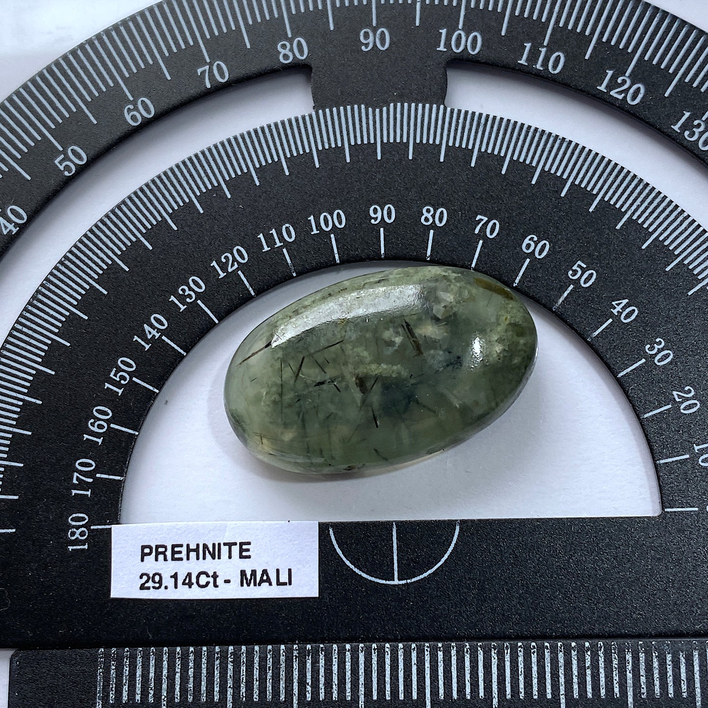 PREHNITE GEMSTONE : MATIA, KAYES REGION, MALI, AFRICA 29.14Ct MFG5428