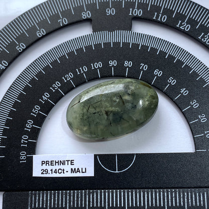 PREHNITE GEMSTONE : MATIA, KAYES REGION, MALI, AFRICA 29.14Ct MFG5428
