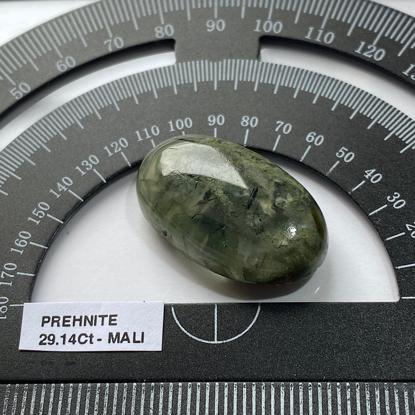 PREHNITE GEMSTONE : MATIA, KAYES REGION, MALI, AFRICA 29.14Ct MFG5428