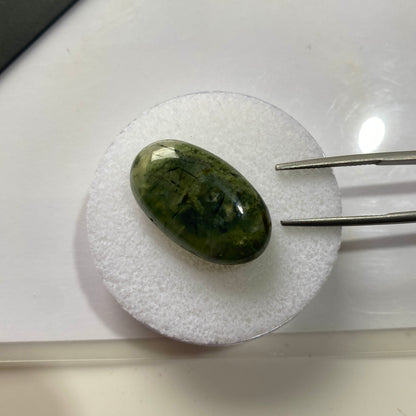 PREHNITE GEMSTONE : MATIA, KAYES REGION, MALI, AFRICA 29.14Ct MFG5428