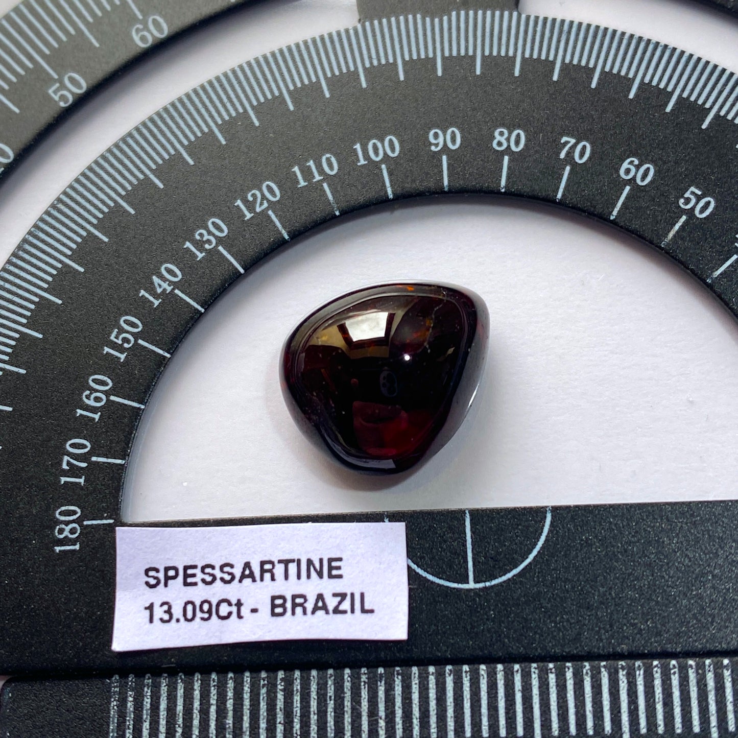 SPESSARTINE GARNET GEMSTONE - PENHA DO NORTE, MINAS GERAIS, BRAZIL 13.09Ct MFG5429