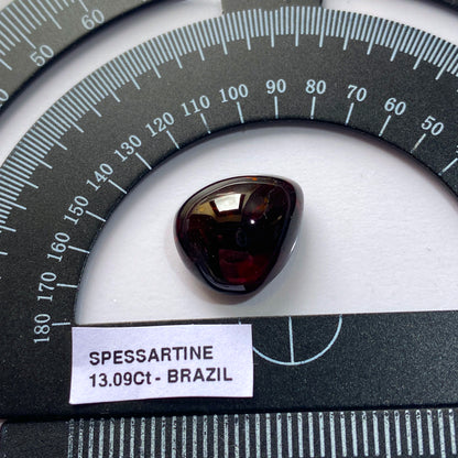 SPESSARTINE GARNET GEMSTONE - PENHA DO NORTE, MINAS GERAIS, BRAZIL 13.09Ct MFG5429