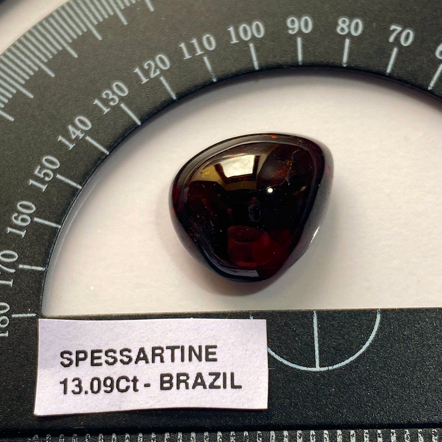 SPESSARTINE GARNET GEMSTONE - PENHA DO NORTE, MINAS GERAIS, BRAZIL 13.09Ct MFG5429