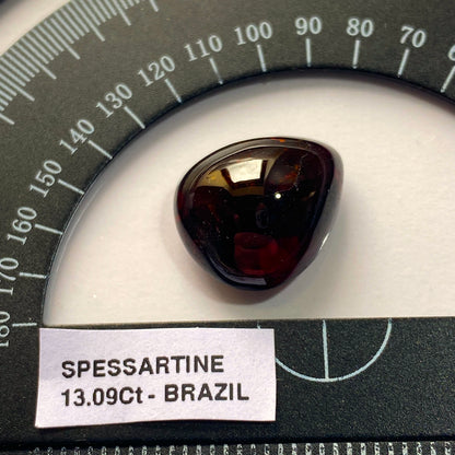 SPESSARTINE GARNET GEMSTONE - PENHA DO NORTE, MINAS GERAIS, BRAZIL 13.09Ct MFG5429