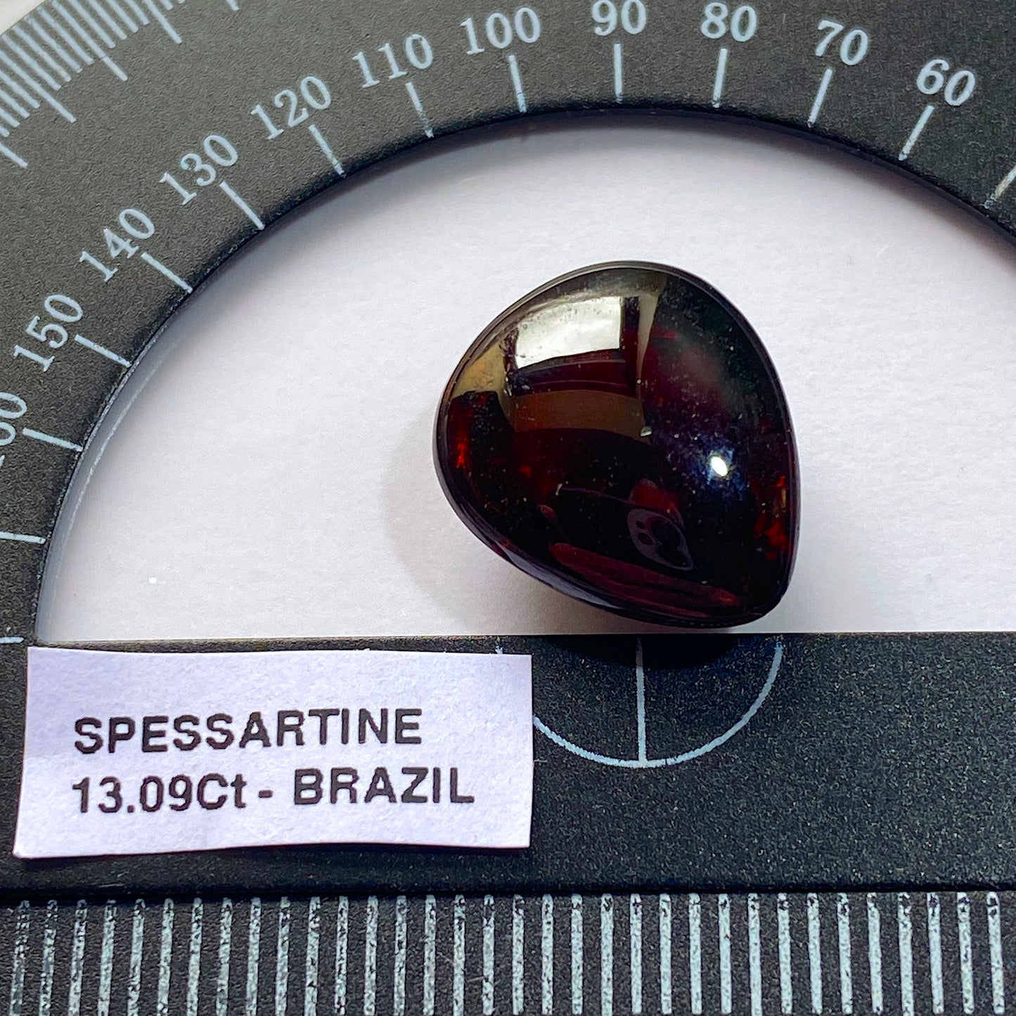 SPESSARTINE GARNET GEMSTONE - PENHA DO NORTE, MINAS GERAIS, BRAZIL 13.09Ct MFG5429