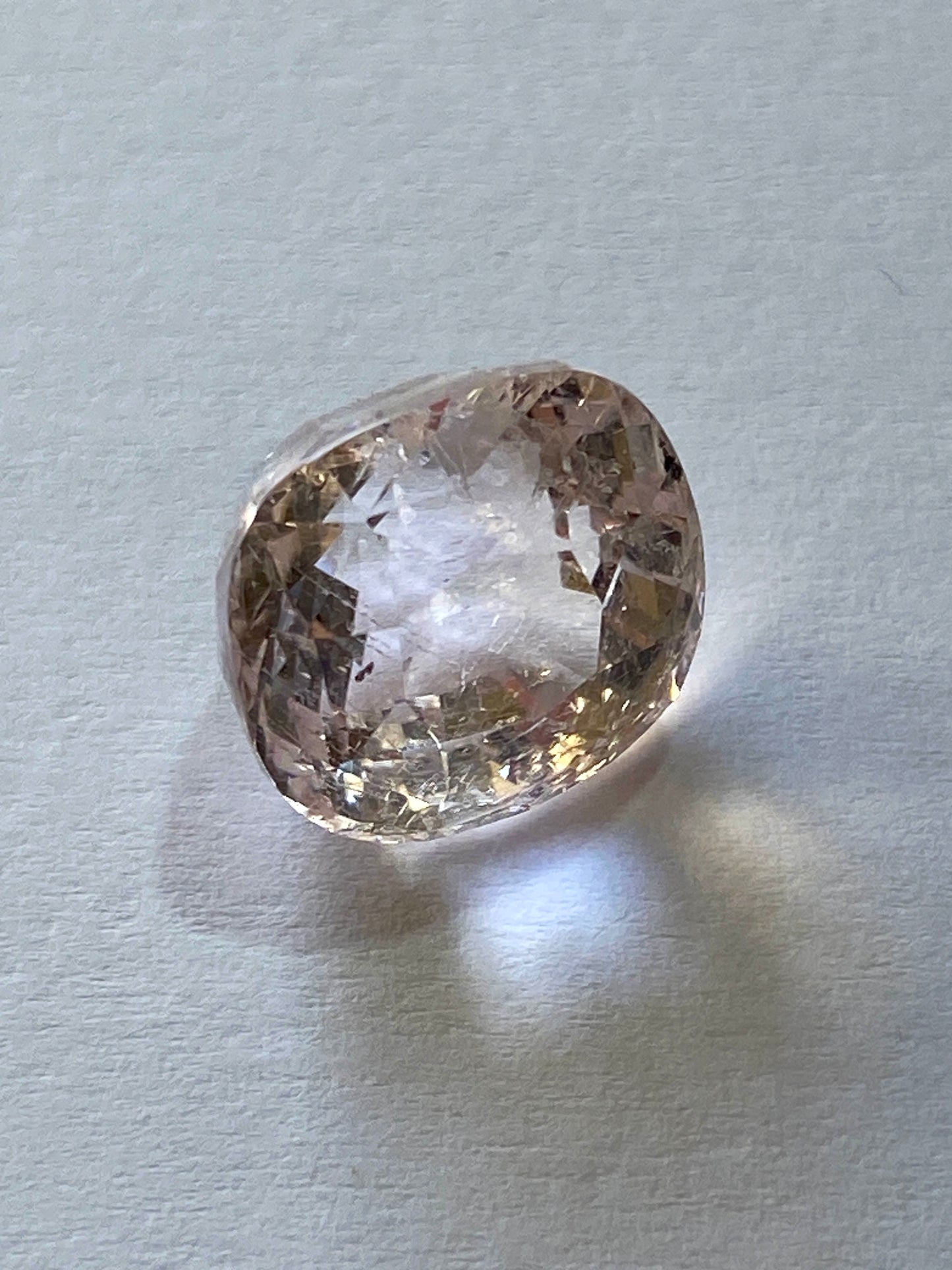 MORGANITE BERYL GEMSTONE : BARRA DO CULETE, MINAS GERAIS, BRAZIL 9.62Ct MFG4918