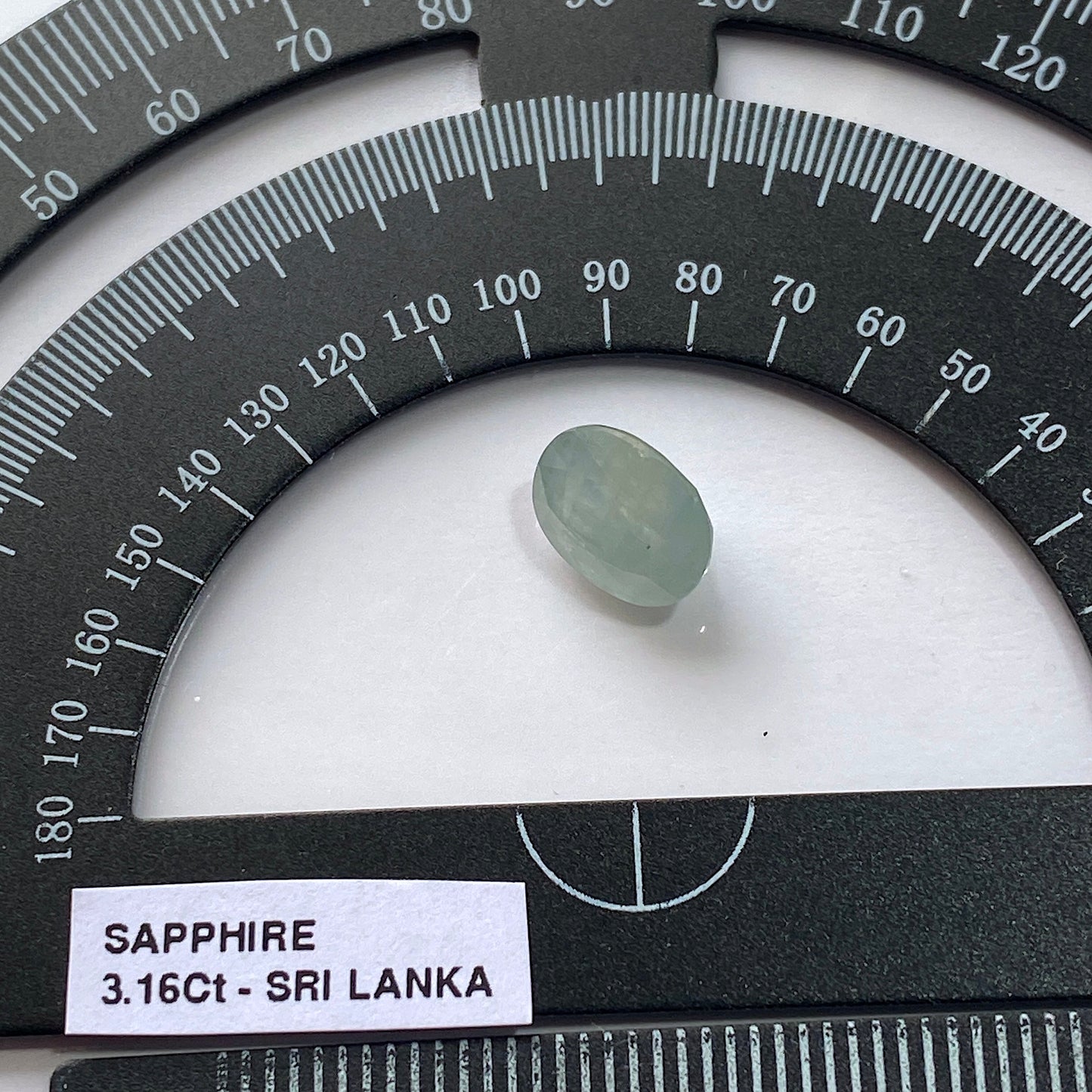 SAPPHIRE CORUNDUM GEMSTONE - RATNAPURA, SRI LANKA  3.16Ct MFG5430