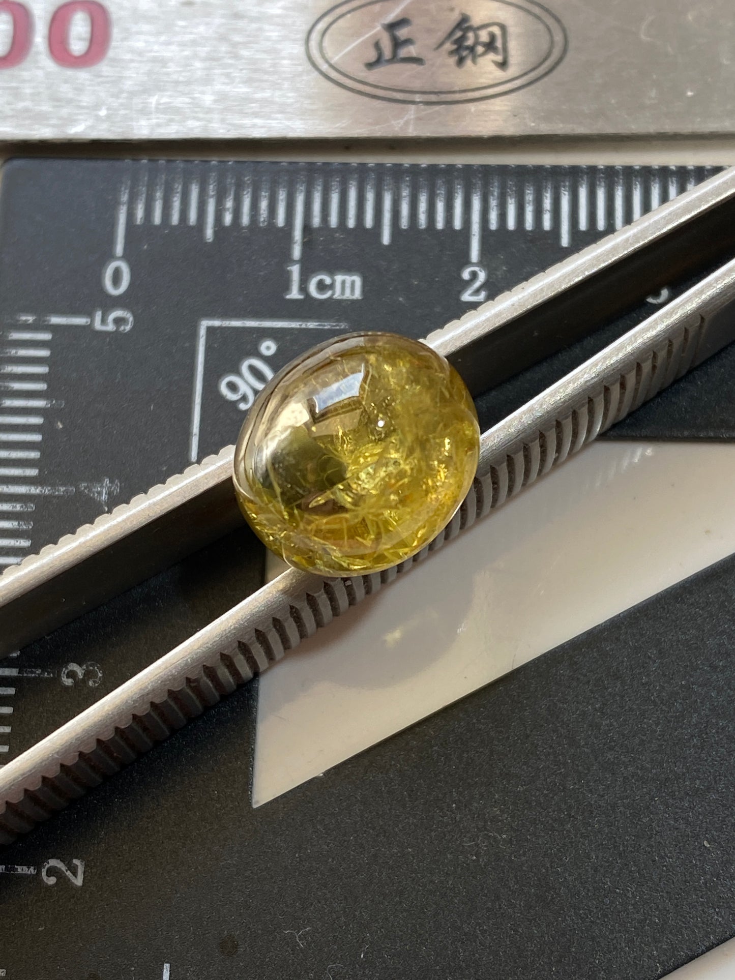 GROSSULAR GARNET RARE GEMSTONE : JEFFREY MINE, ESTRIE, QUEBEC, CANADA 11.01Ct MFG4930