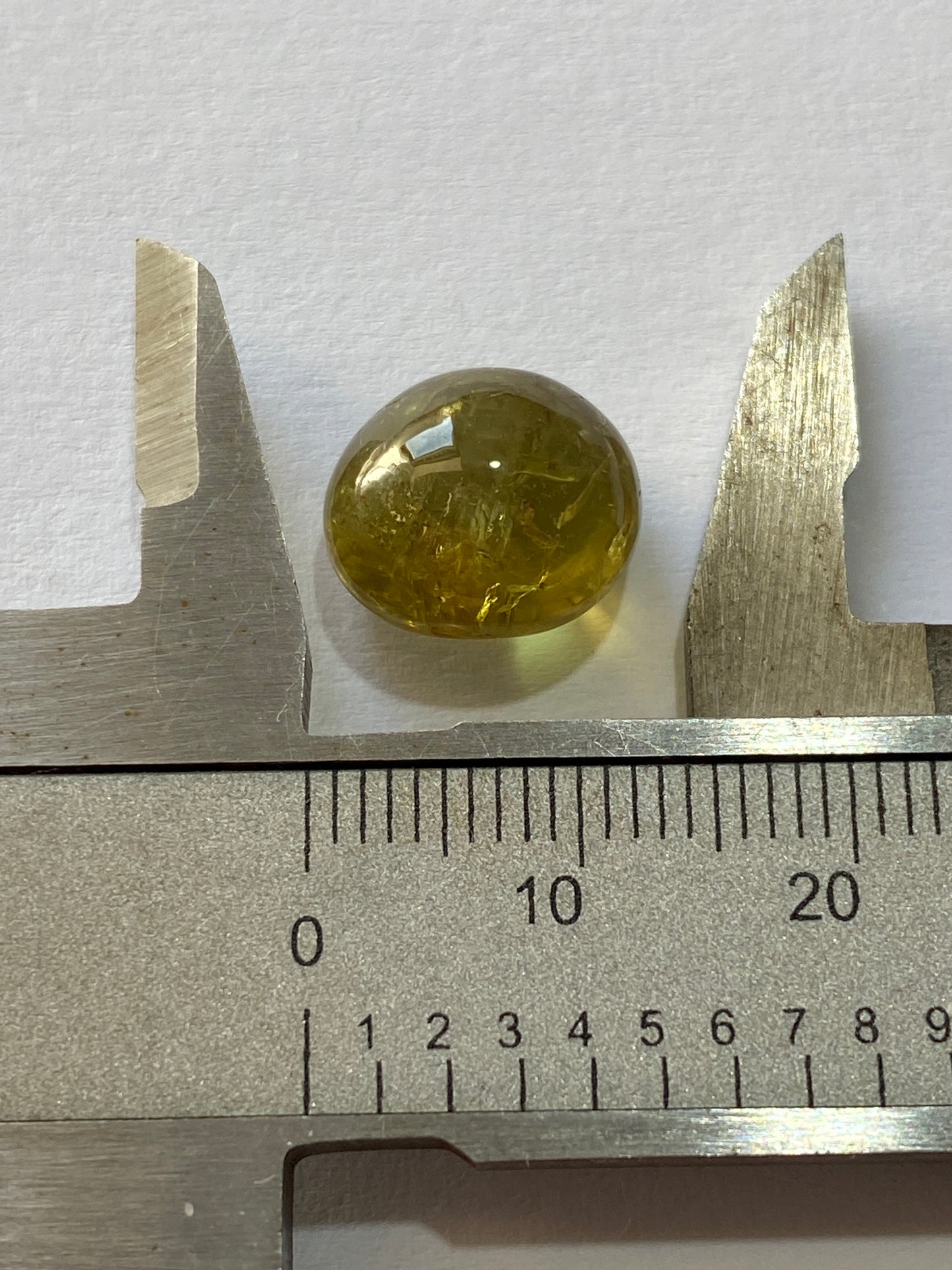 GROSSULAR GARNET RARE GEMSTONE : JEFFREY MINE, ESTRIE, QUEBEC, CANADA 11.01Ct MFG4930