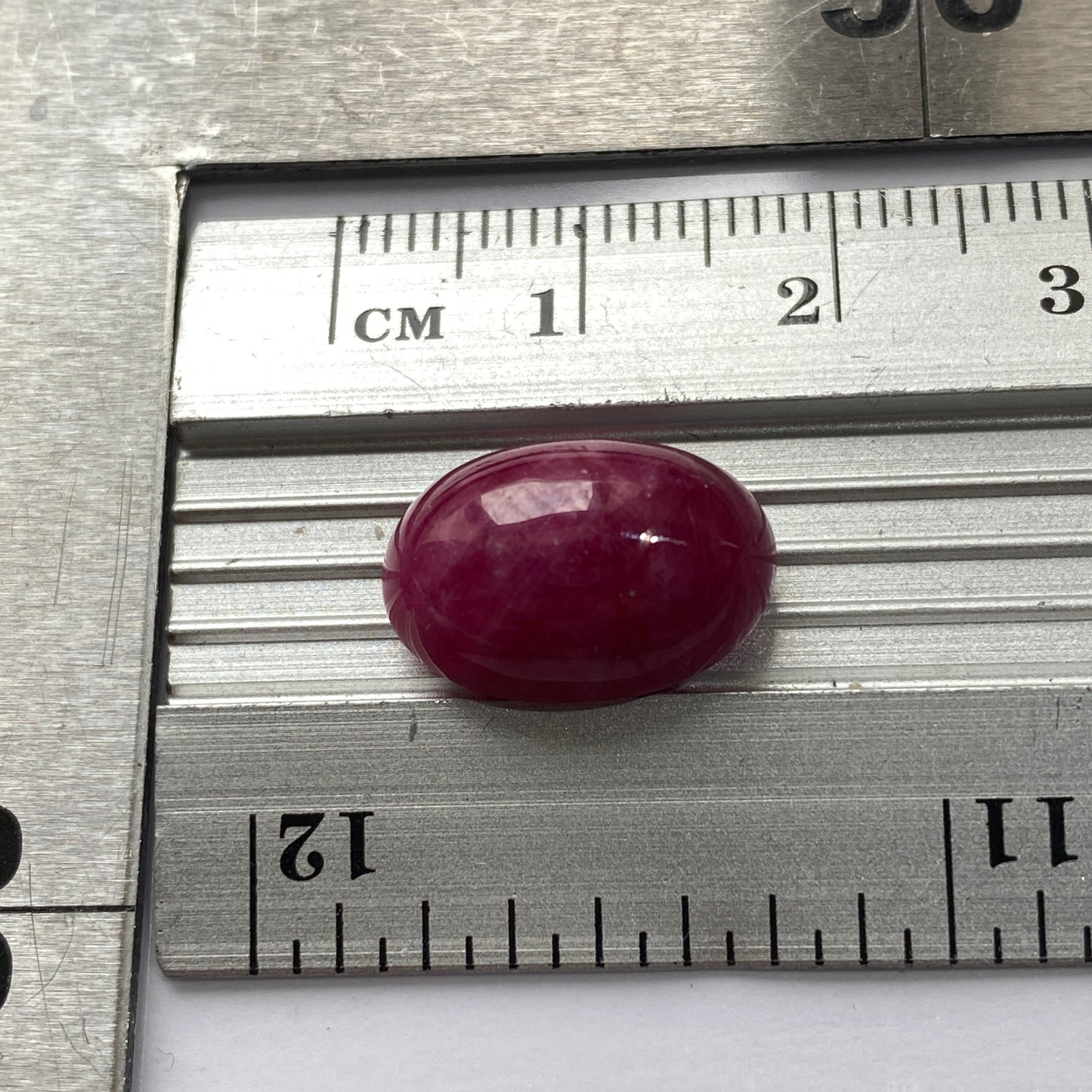 RUBY CORUNDUM TRATED GEMSTONE  : LONGIDO, TANZANIA 10.87Ct MFG5435