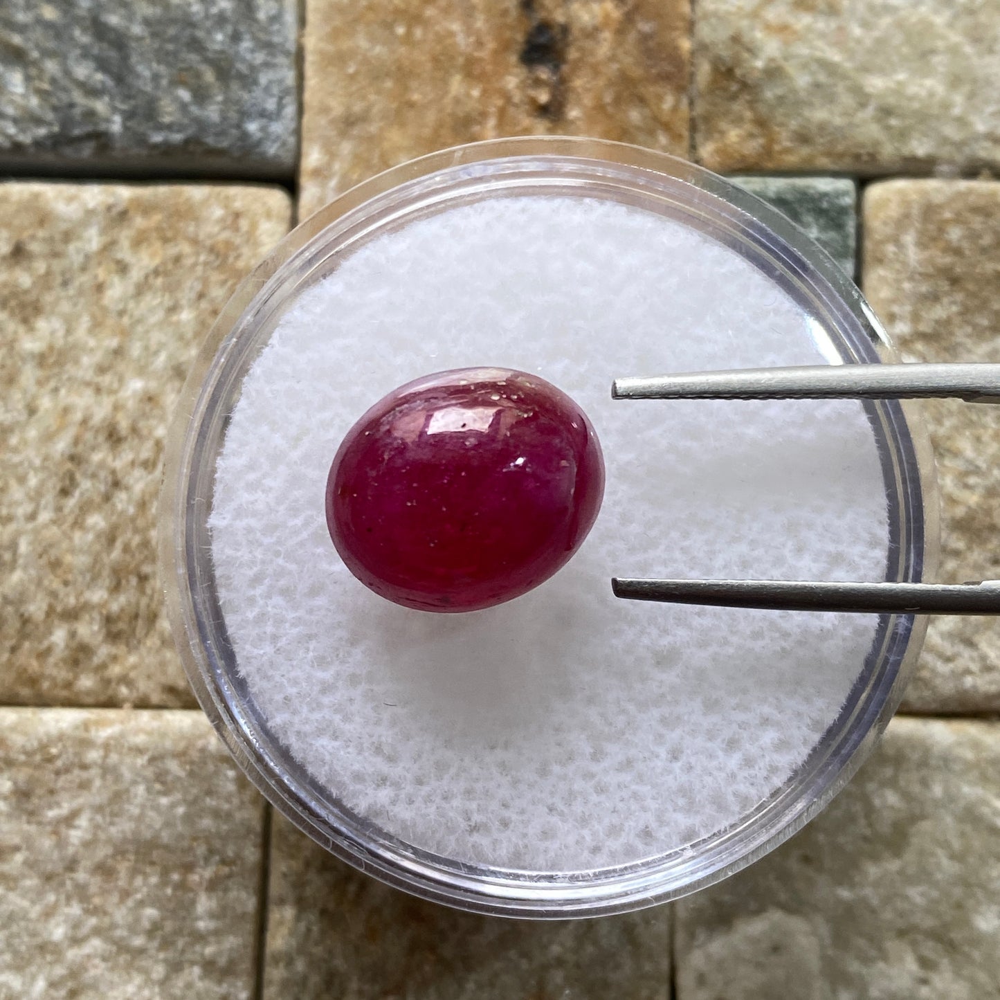 RUBY CORUNDUM GEMSTONE [TREATED] - LOGIDO, ARUSHA, TANZANIA 11.33Ct MFG5436