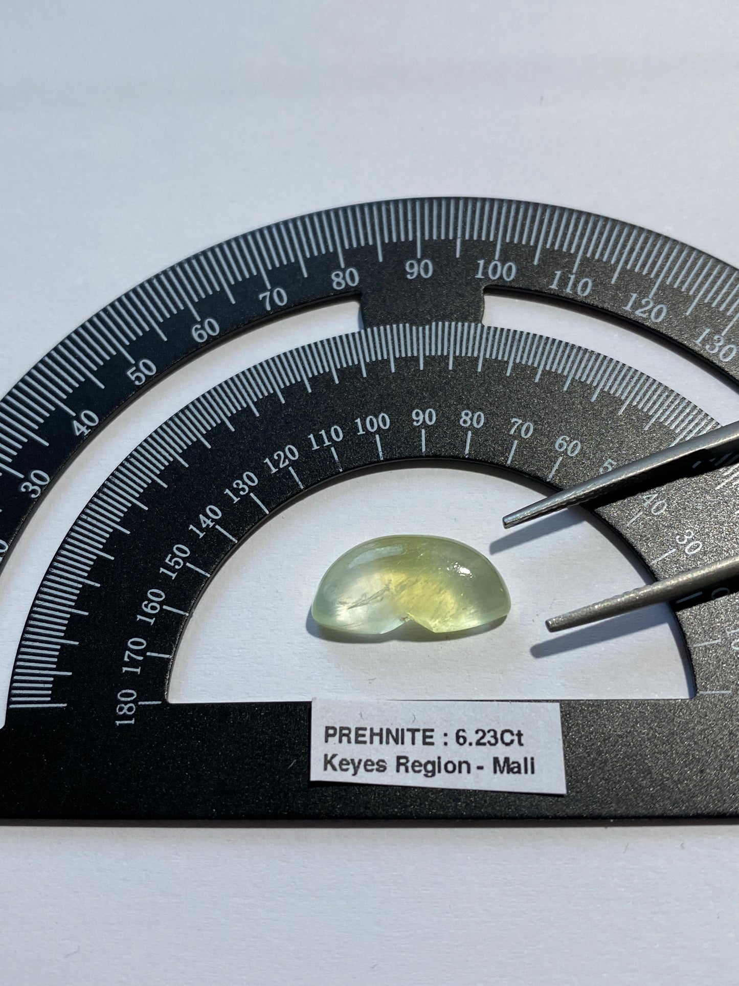 PREHNITE UNUSUAL NATURAL GEMSTONE :  KEYES REGION, MALI, AFRICA 6.23Ct MFG4891