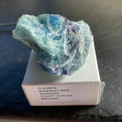 FLUORITE FROM ROGERLEY MINE, COUNTY DURHAM, ENGLAND