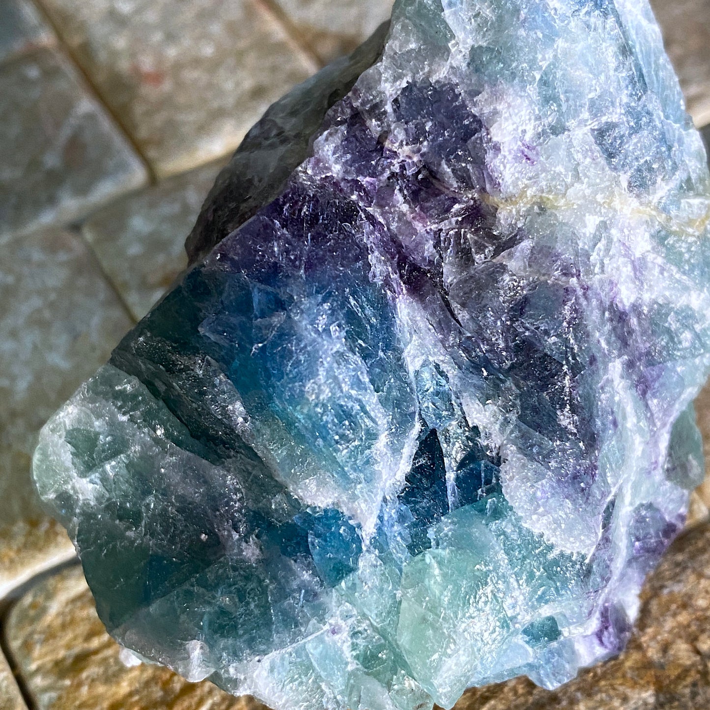 FLUORITE FROM ROGERLEY MINE, COUNTY DURHAM, ENGLAND