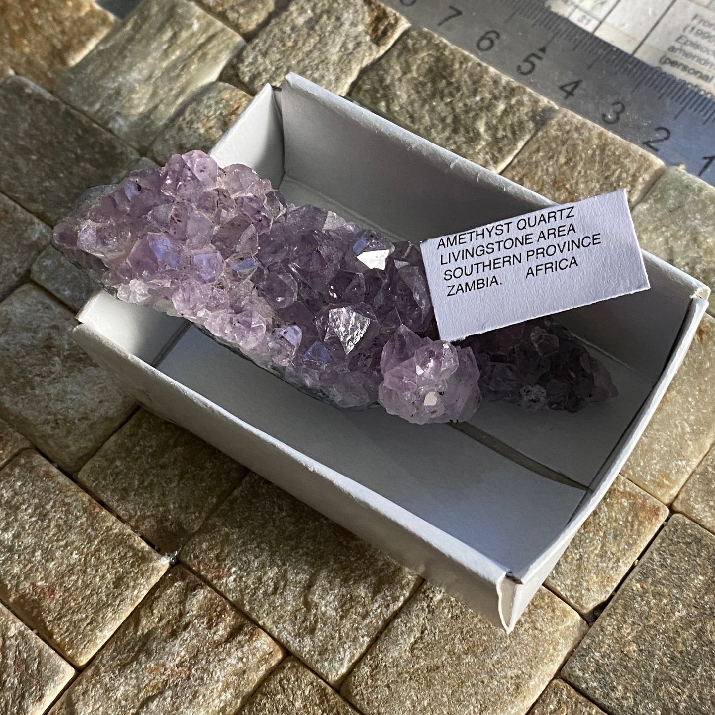 AMETHYST QUARTZ FROM LIVINGSTONE AREA, ZAMBIA. 76g MF1693