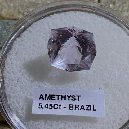 AMETHYST NATURAL GEMSTONE - AMETISTA, RIO GRANDE DO SUL, BRAZIL 5.45Ct MFG5443